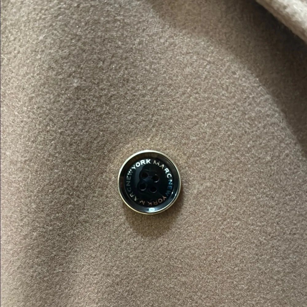 Marc New York Andrew Marc NWT Size M Elegant Tan Double-Breasted Women's Coat!!! - Picture 3 of 10